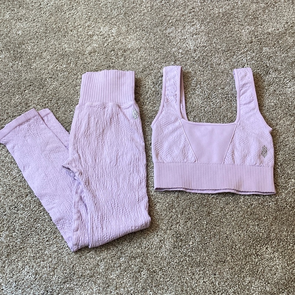 FP Movement Good Karma Lavender Set XS/SM LIKE NEW WORN/WASHED ONCE